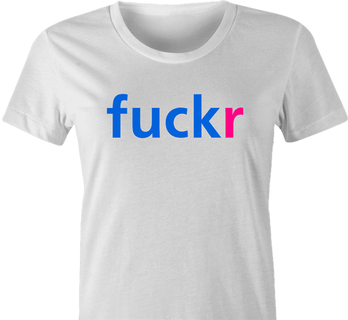 funny flickr Parody comedy t-shirt white women's