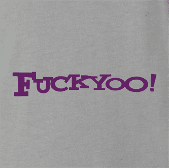 fuck you yahoo t-shirt grey 