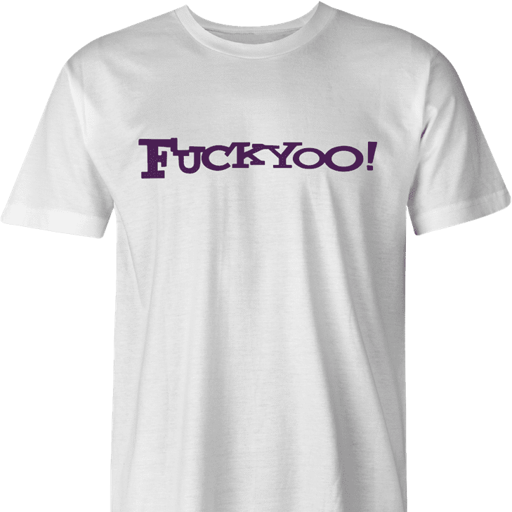 yahoo fu*kyoo white men's t-shirt 