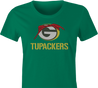 Funny Green Bay Packers 2pac mash up women's t-shirt