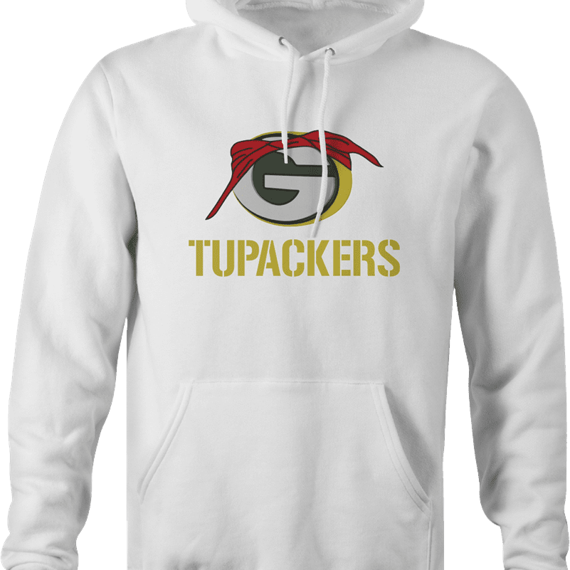 Funny Green Bay Packers 2pac mash up hoodie