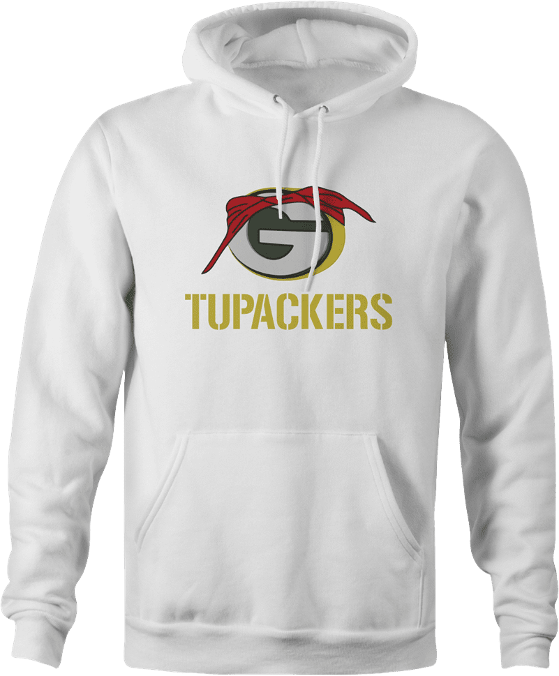 Funny Green Bay Packers 2pac mash up hoodie