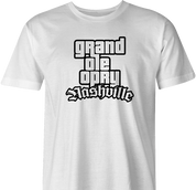 Funny GTA Nashville grand ole opry parody t-shirt white men's