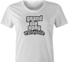 Funny GTA Nashville grand ole opry parody t-shirt white women's