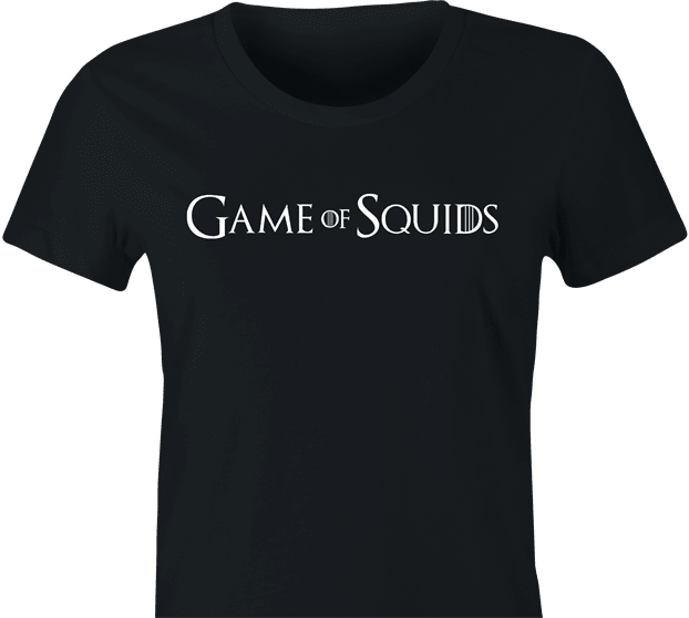 Funny Squid Game, GoT, Game Of Thrones Mashup Parody Women's Black