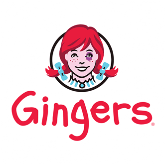 Funny Gingers Red Head white tee
