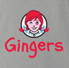 Funny Gingers Red Head ash grey T-shirt