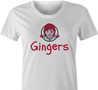 Funny Gingers Red Head women's T-shirt