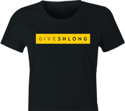 Funny give shlong live strong parody women's t-shirt