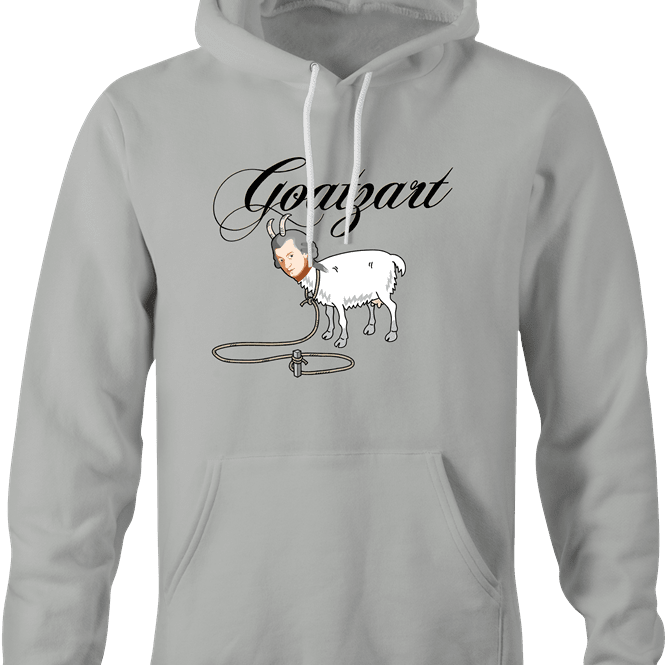 Funny Mozart is The Goat Mashup Parody Parody T-Shirt Ash Grey Hoodie