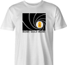 Funny Gold Bond James Bond Mashup t-shirt white men's