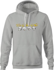 funny Golden Girls TV Sitcom and Grills For Teeth Parody Mashup t-shirt Ash Grey hoodie