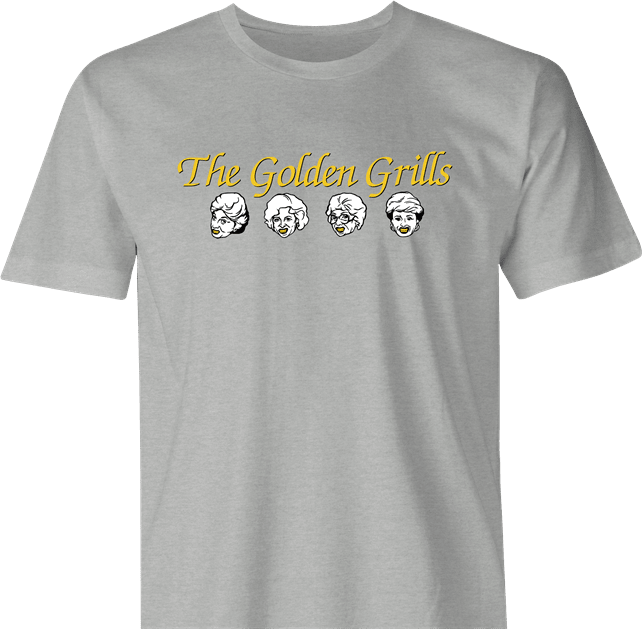 funny Golden Girls TV Sitcom and Grills For Teeth Parody Mashup men's t-shirt