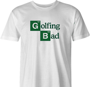 Funny Golfing Bad Golfer Breaking Bad Parody White Men's T-Shirt