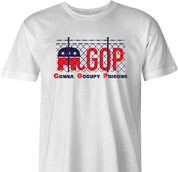 funny Impeach Trump Republican GOP political parodys t-shirt white men's 