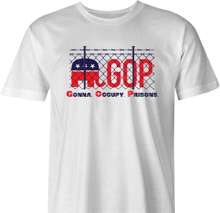 funny Impeach Trump Republican GOP political parodys t-shirt white men's 