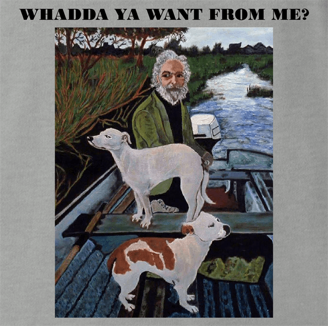 Funny Goodfellas Dog Painting - Tommy's Mother's House Parody Ash Grey T-Shirt