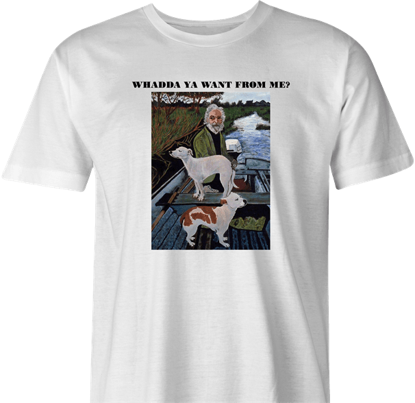 Funny Goodfellas Dog Painting - Tommy's Mother's House Parody White Men's T-Shirt