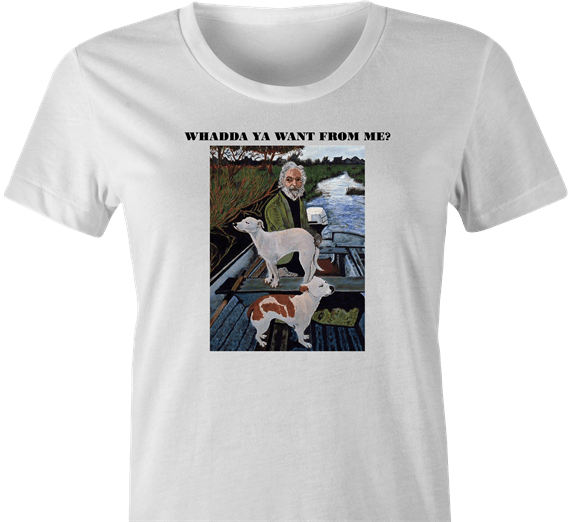 Funny Goodfellas Dog Painting - Tommy's Mother's House Parody White Women's T-Shirt