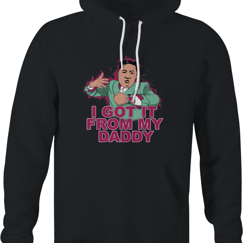 got it from daddy kim jong un north korea black hoodie