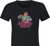 got it from daddy kim jong un north korea black women's t-shirt