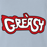 funny Greasy Trailer Park Boys Grease Parody Mashup light blue t-shirt