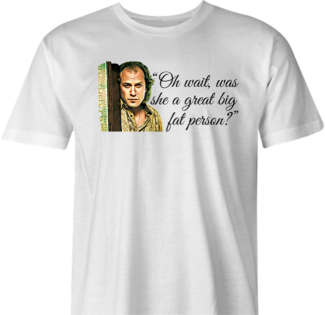 funny silence of the lambs buffalo bill t-shirt men's white 