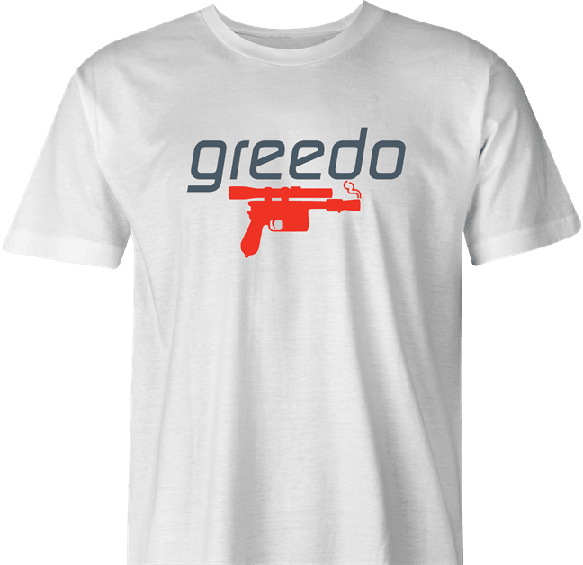 funny Greedo Speedo Star Wars Mashup men's t-shirt
