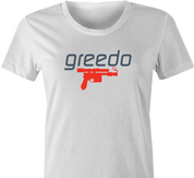 funny Greedo Speedo Star Wars Mashup t-shirt women's