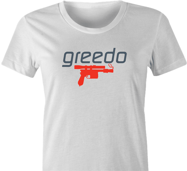 funny Greedo Speedo Star Wars Mashup t-shirt women's