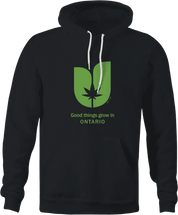Funny Good things grow in ontario weed hoodie