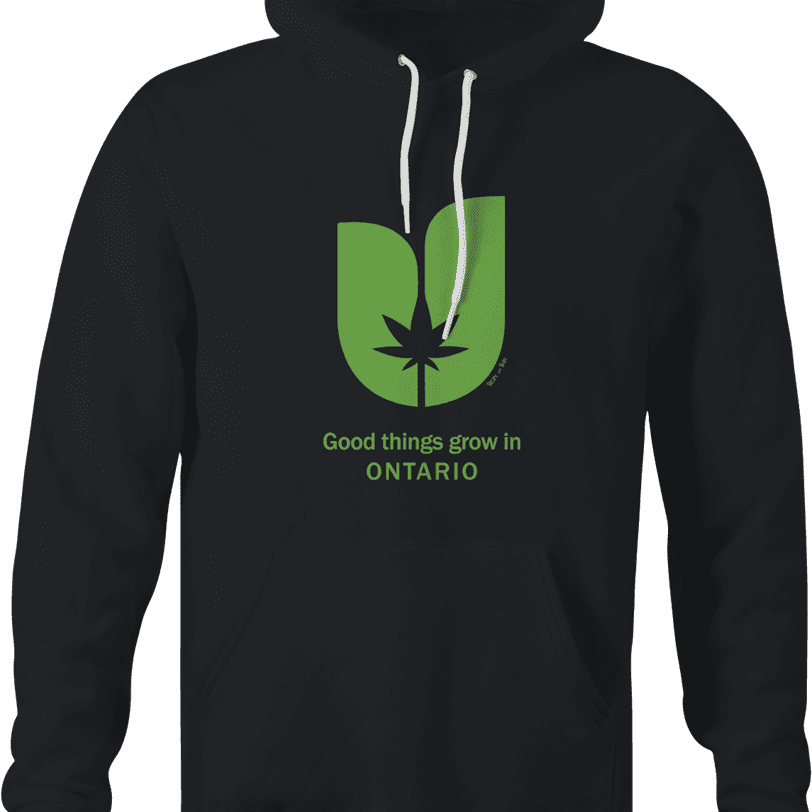 Funny Good things grow in ontario weed hoodie