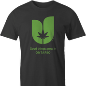 Funny Good things grow in ontario weed men's t-shirt