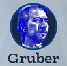 funny Die Hard Hans Gruber Gerber Baby Food Mashup Light Blue t-shirt