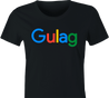 Funny Gulag Siberian Prison - Google Women's Black T-Shirt