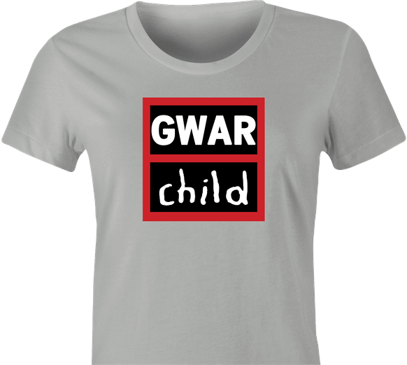Funny Gwar Child Heavy Metal Parodys T-Shirt Women's Ash Grey