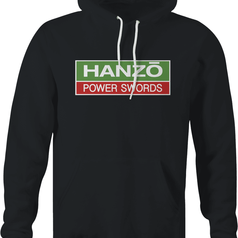 hattori hanzo hitachi power swords black hoodie