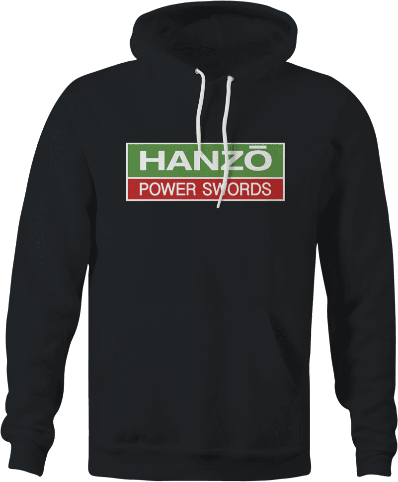 hattori hanzo hitachi power swords black hoodie