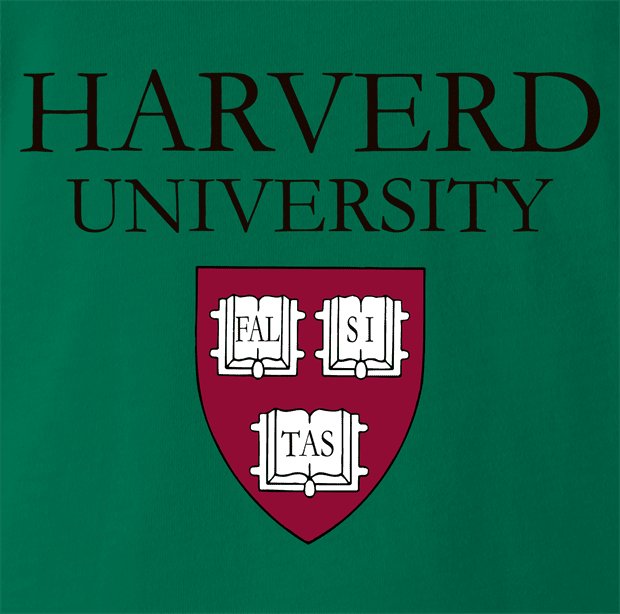Funny Harvard University Misspelled | Harverd Parody Kelly Green T-Shirt