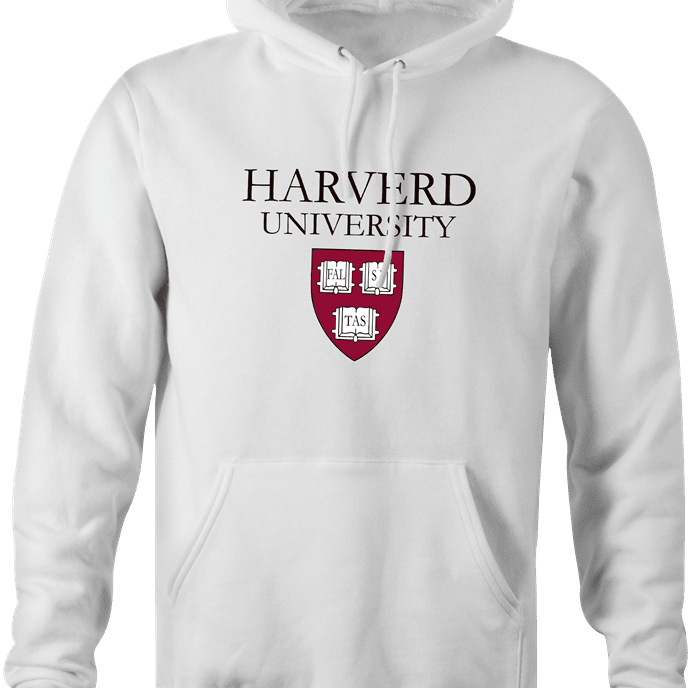 Funny Harvard University Misspelled | Harverd Parody White Hoodie