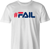#FAIL you suck total fail internet viral parody t-shirt men's white 