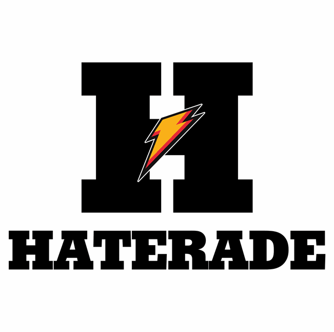 funny Haters Drink Haterade Parody kelly green t-shirt