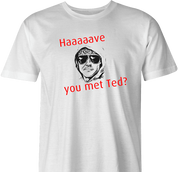 unabomber t-shirt men's white 