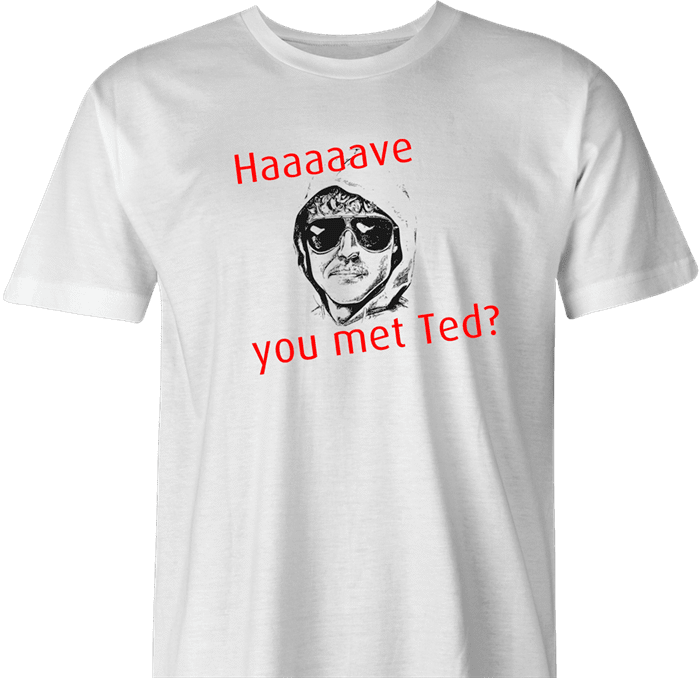 unabomber t-shirt men's white 