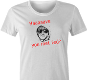 unabomber t-shirt women's white 