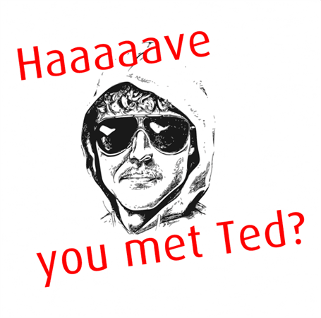 how I met your mother unabomber t-shirt white 