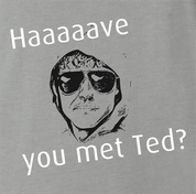 how I met your mother unabomber t-shirt grey 
