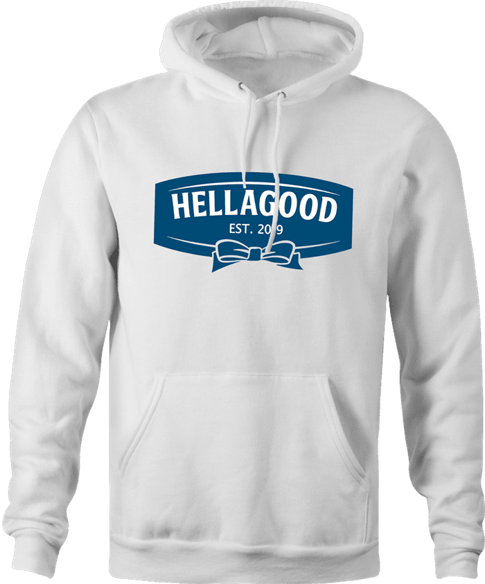funny Hellmans mayonaisse Hellagood t-shirt white men's hoodie