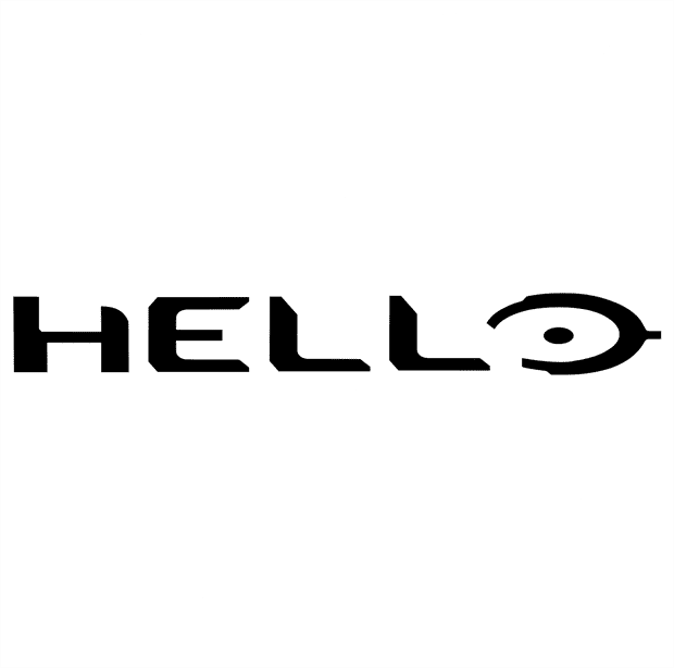 funny Hello Halo Mashup Parody white tee