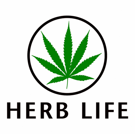 Weed Cannabis Herbal Life Parody t-shirt white